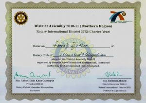 Certificates – Parvez Iftikhar